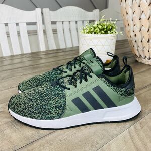 Adidas Originals X_PLR Base Green Lace Up Running Sneakers Size 8